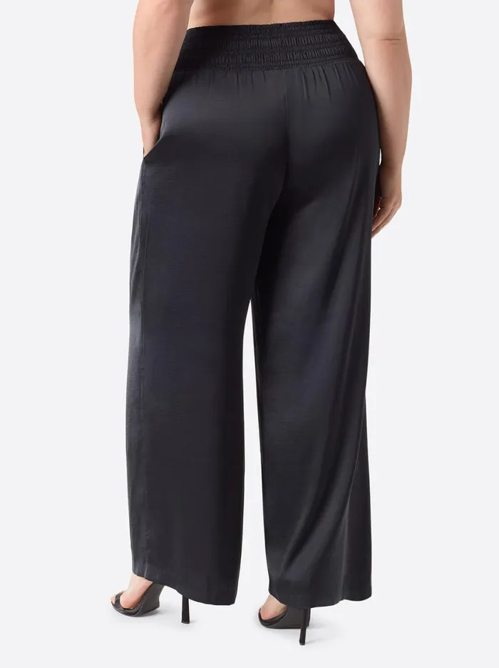 Women Bottoms Jessica Simpson Jeanette Wide Leg Pants In Black
