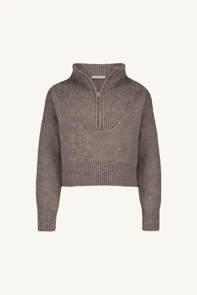 Women Boxy Beau Pullover Biscuit Bybar Pullovers