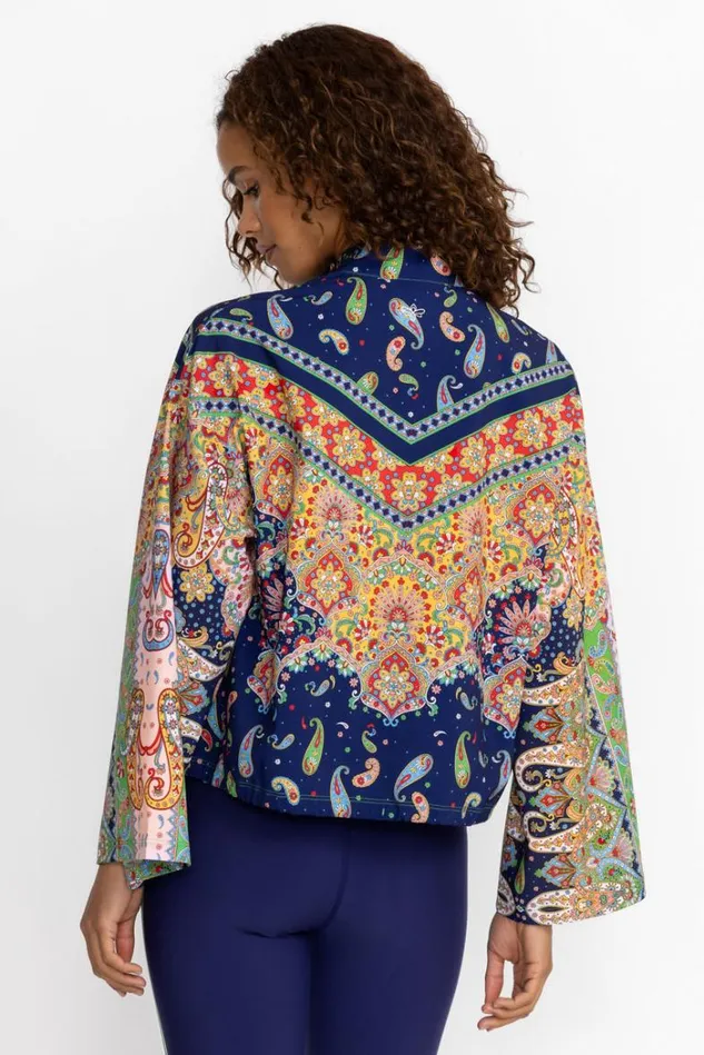 Women BREAMAR NIGHT KIMONO SLEEVE DROP SHOULDER JACKET Breamarnight Johnny Was Active Women BREAMAR NIGHT KIMONO SLEEVE DROP SHOULDER JACKET Breamarnight Johnny Was Active