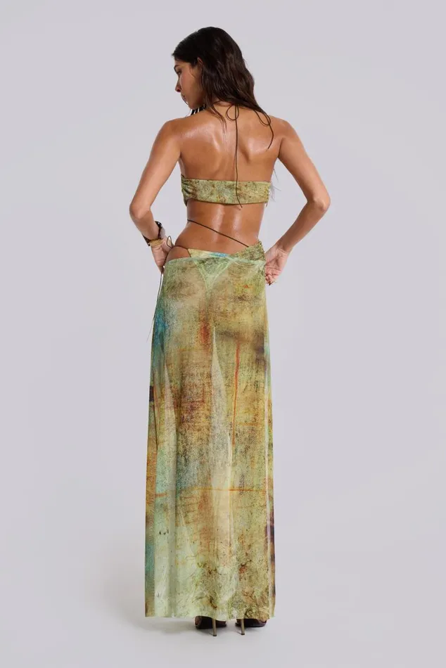 Women Cantha Asymmetric Cut Out Maxi Dress Jaded London Maxi Dresses