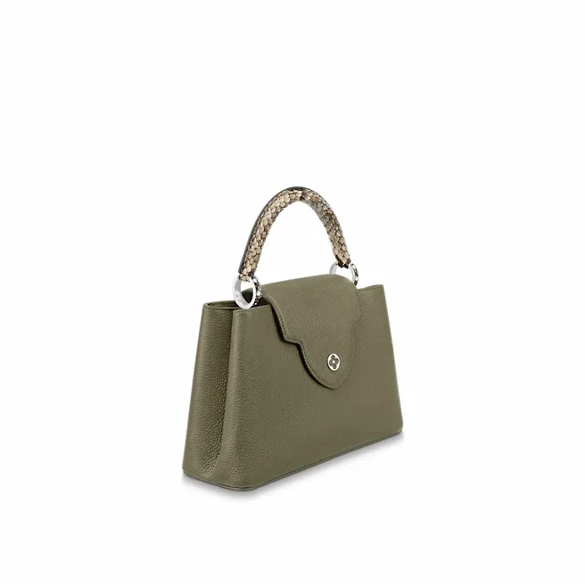 Women Capucines Bag Louis Vuitton Louis Vuitton Capucines MM Green N93799 Black N92040 8211 Louis Vuitton Handbag Store