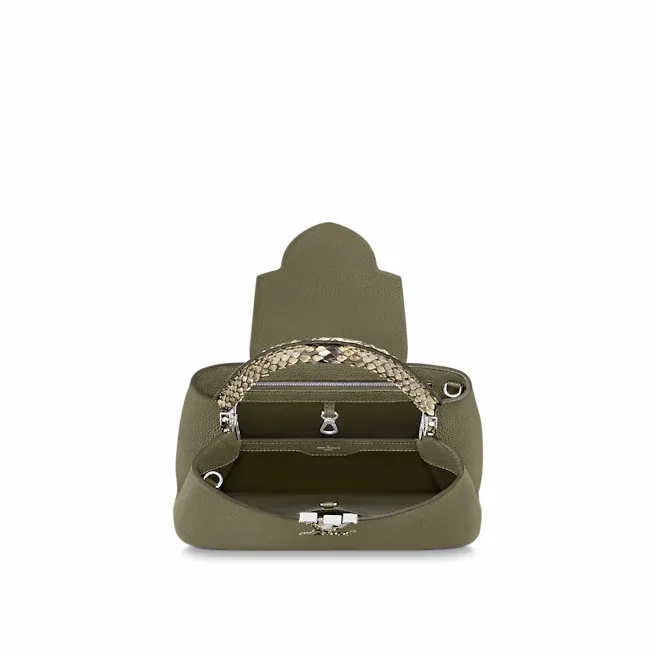 Women Capucines Bag Louis Vuitton Louis Vuitton Capucines MM Green N93799 Black N92040 8211 Louis Vuitton Handbag Store