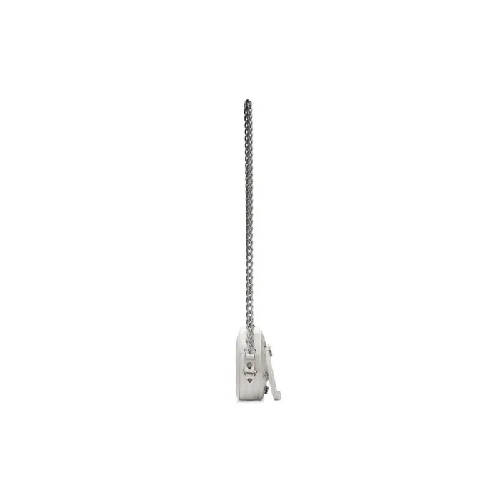 Women Chain Bags Balenciaga Le Cagole Heart Mini Bag In Optic White