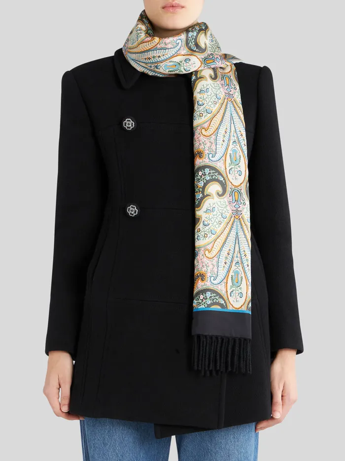 Women Cloth And Twill Scarf Etro Scarves And Silk