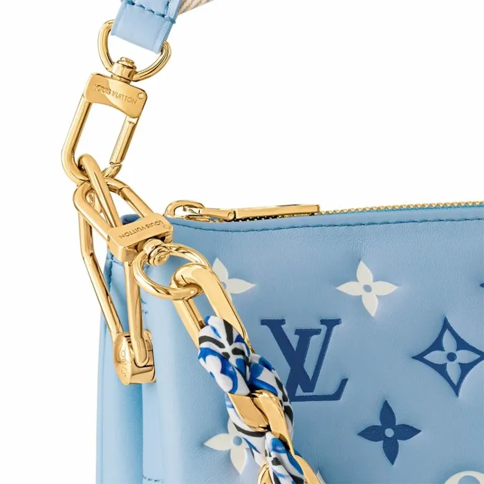 Women Coussin Bag Louis Vuitton Louis Vuitton M22953 Coussin PM Blue 8211 Louis Vuitton Handbag Store