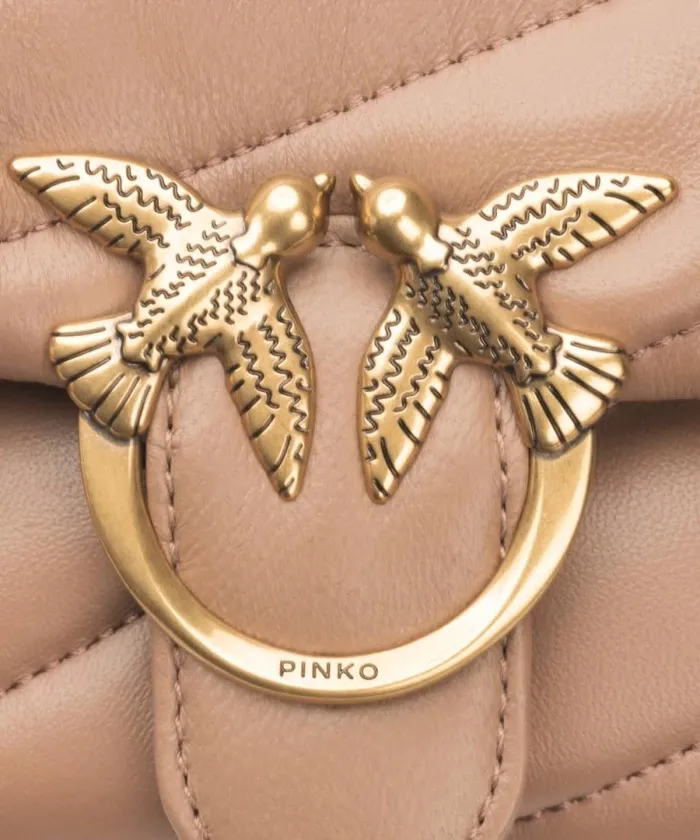 Women Crossbody Bags Pinko Baby Love Bag Puff Maxi Quilt Ginger Biscuitantique Gold Women Crossbody Bags Pinko Baby Love Bag Puff Maxi Quilt Ginger Biscuitantique Gold