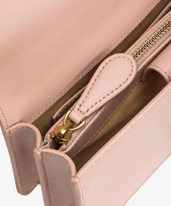 Women Crossbody Bags Pinko Mini Love Bag One Simply Pinkdusty Pinkantique Gold Women Crossbody Bags Pinko Mini Love Bag One Simply Pinkdusty Pinkantique Gold