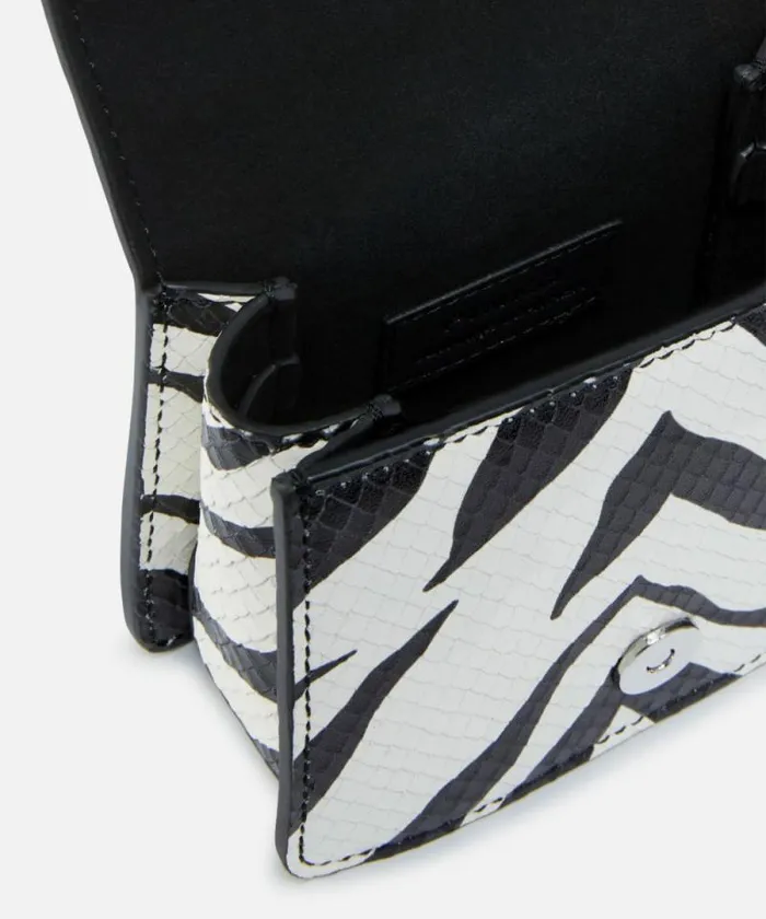 Women Crossbody Bags Pinko Zebrapatterned Micro Love Bag Whiteblackcolourblock Women Crossbody Bags Pinko Zebrapatterned Micro Love Bag Whiteblackcolourblock