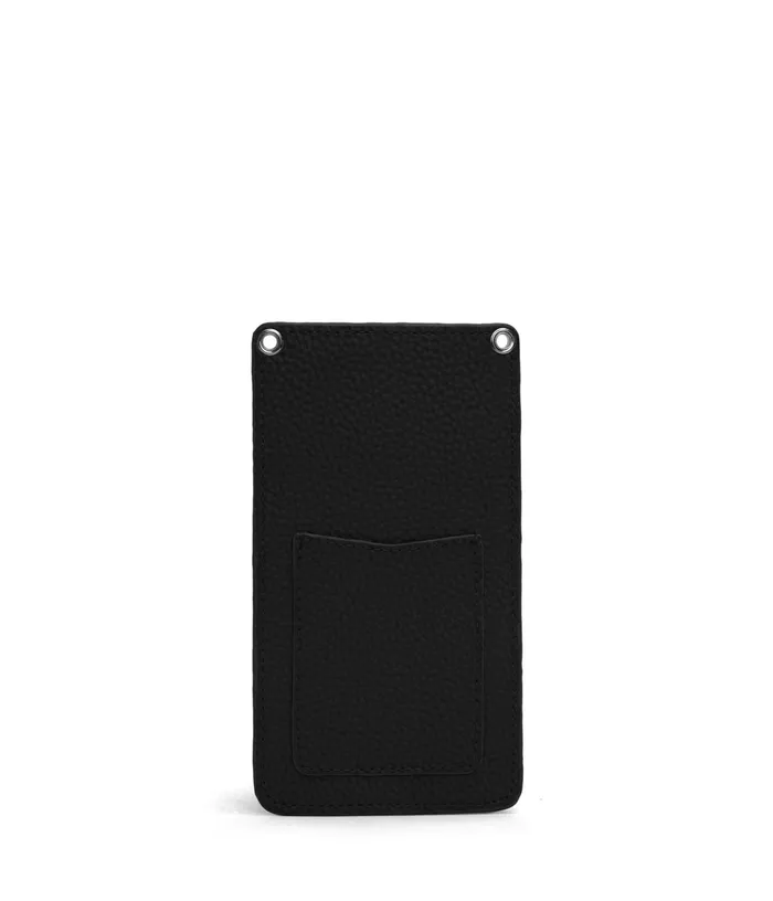 Women Cue Vegan Crossbody Bag 8211 Purity Black Matt and Nat Crossbody