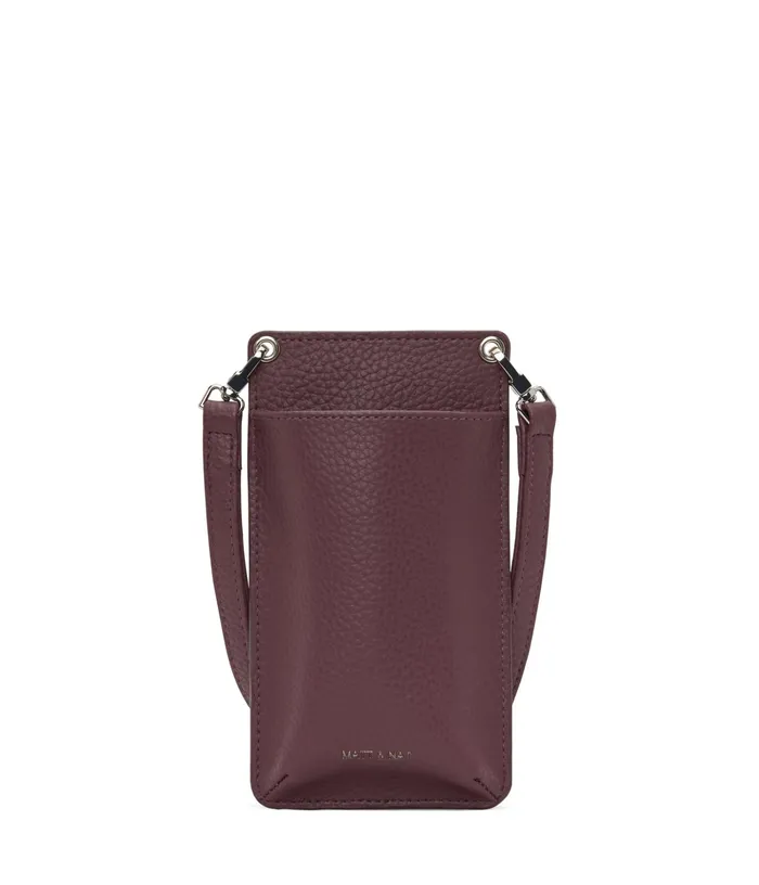 Women Cue Vegan Crossbody Bag 8211 Purity Moon Matt and Nat Cell Phone Holders Women Cue Vegan Crossbody Bag 8211 Purity Moon Matt and Nat Cell Phone Holders