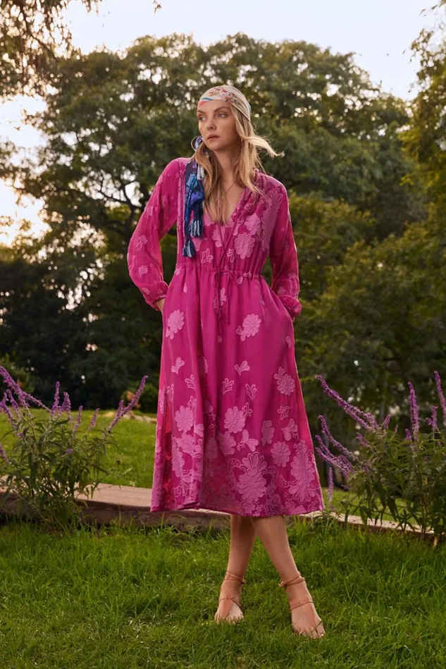 Women DAISY LEONNA DRESS Festival Fuschia Johnny Was Dresses Women DAISY LEONNA DRESS Festival Fuschia Johnny Was Dresses