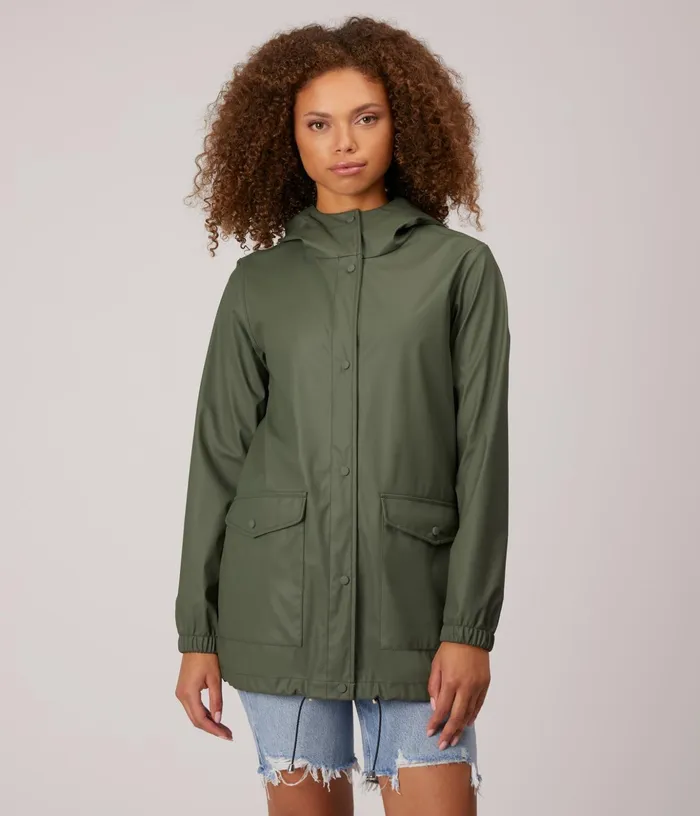 Women Demee WomenS Rain Jacket Olive Matt and Nat Raincoats