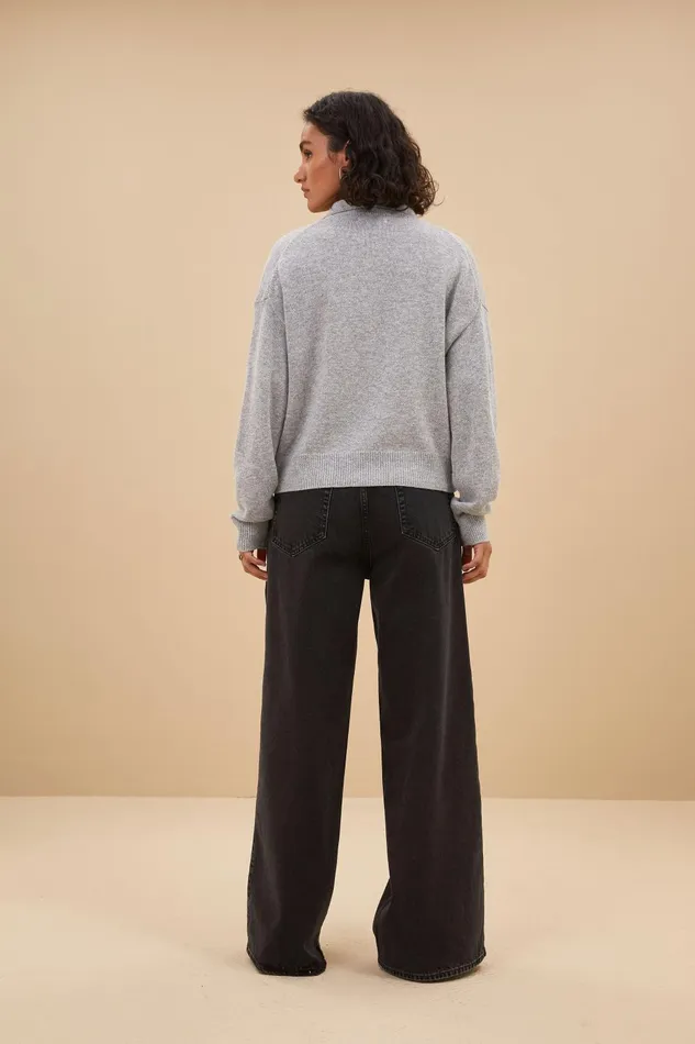 Women Dex Pullover Grey Melee Bybar Pullovers