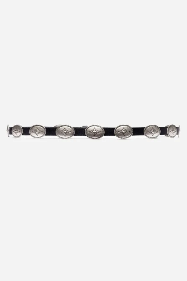 Women DIAMONTE ITALIAN LEATHER CONCH BELT Black Johnny Was Belts Women DIAMONTE ITALIAN LEATHER CONCH BELT Black Johnny Was Belts
