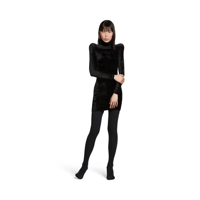 Women Dresses and Skirts Balenciaga Turtleneck Dress In Black