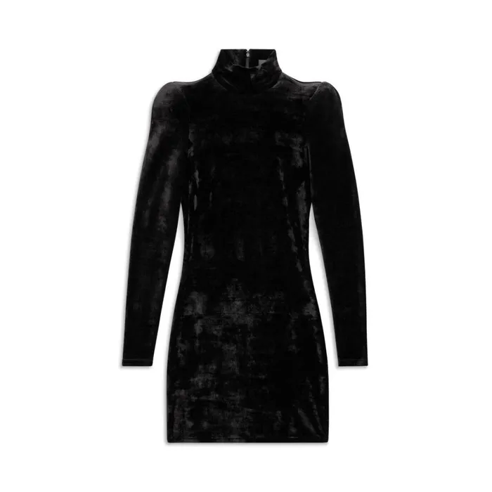 Women Dresses and Skirts Balenciaga Turtleneck Dress In Black
