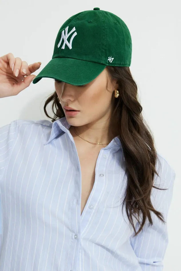 Women Dynamite Caps and Hats New York Clean Up Cap GREEN