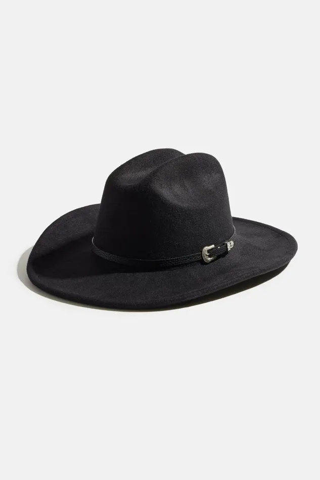 Women Dynamite Caps and Hats PinBuckle Cowboy Hat Black
