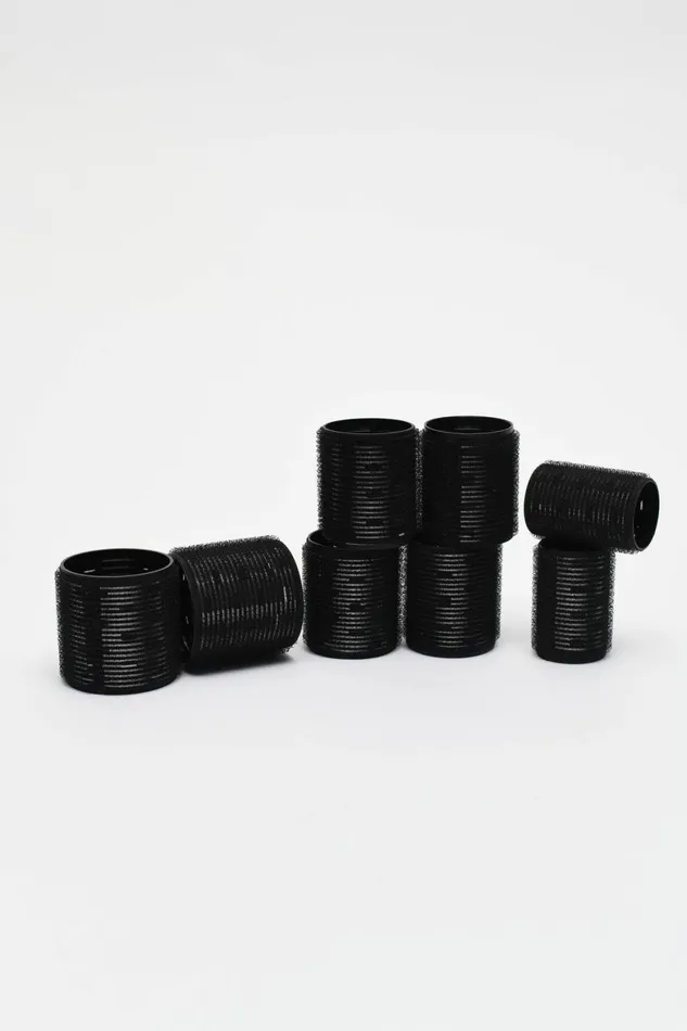 Women Dynamite Hair Accessories KITSCH Ceramic Hair Roller 8pc Variety Pack BLACK