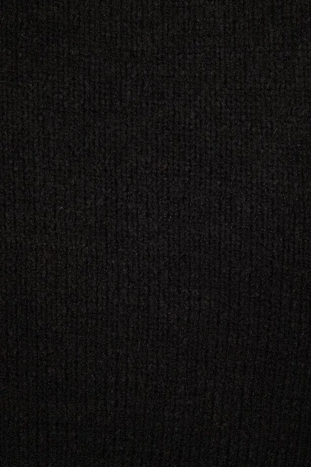 Women Dynamite Tops Keyhole Knit Vest Black