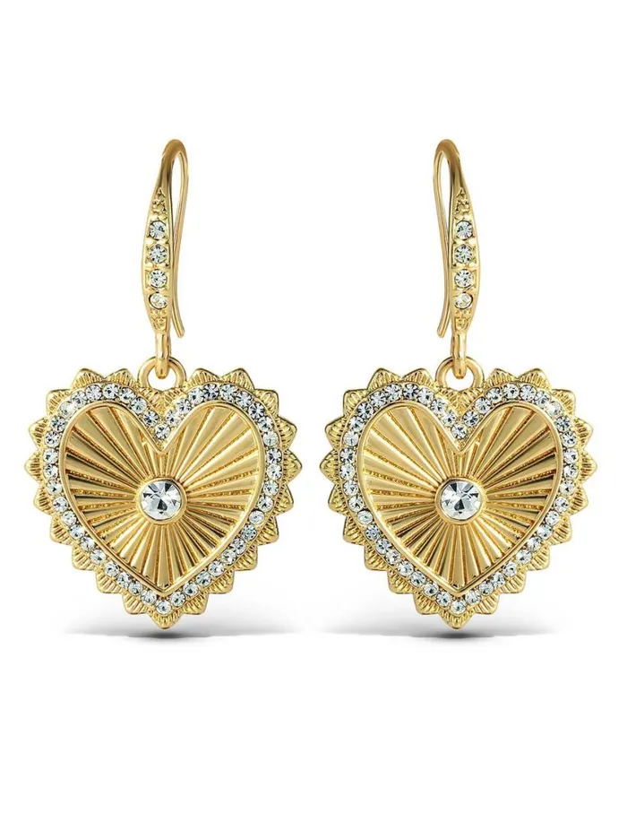Women Earrings Jessica Simpson Heart Drop Earrings