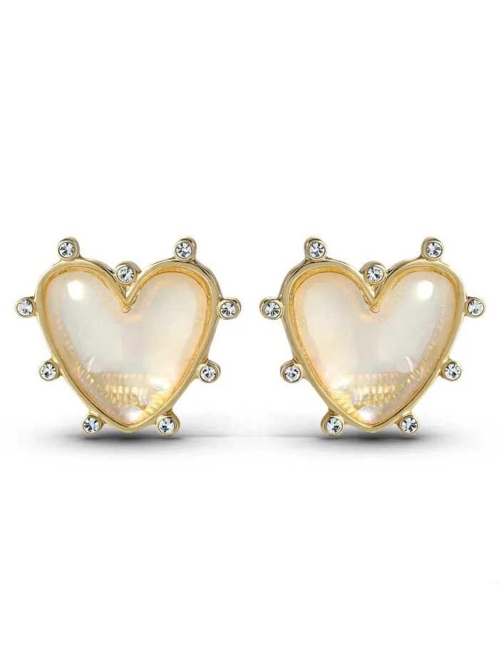 Women Earrings Jessica Simpson Heart Stud Earrings