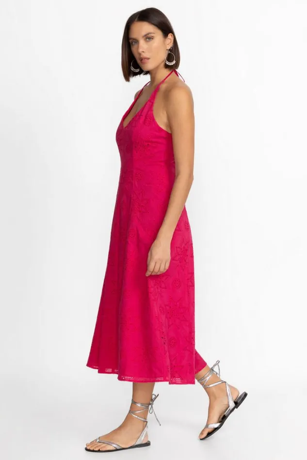 Women EDEN HALTER MIDI DRESS Love Potion Johnny Was Dresses Women EDEN HALTER MIDI DRESS Love Potion Johnny Was Dresses