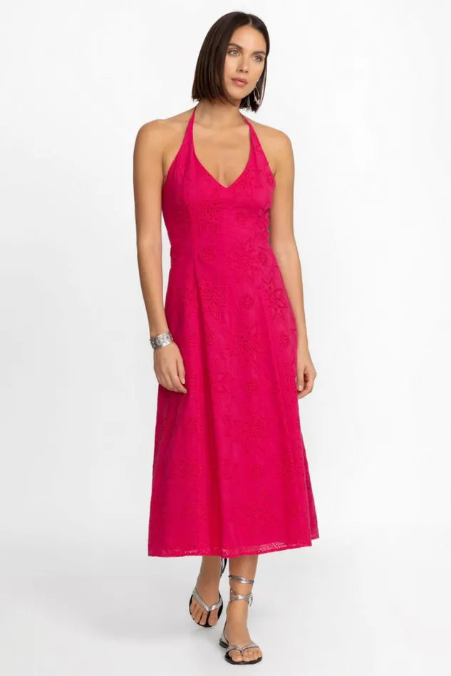 Women EDEN HALTER MIDI DRESS Love Potion Johnny Was Dresses Women EDEN HALTER MIDI DRESS Love Potion Johnny Was Dresses