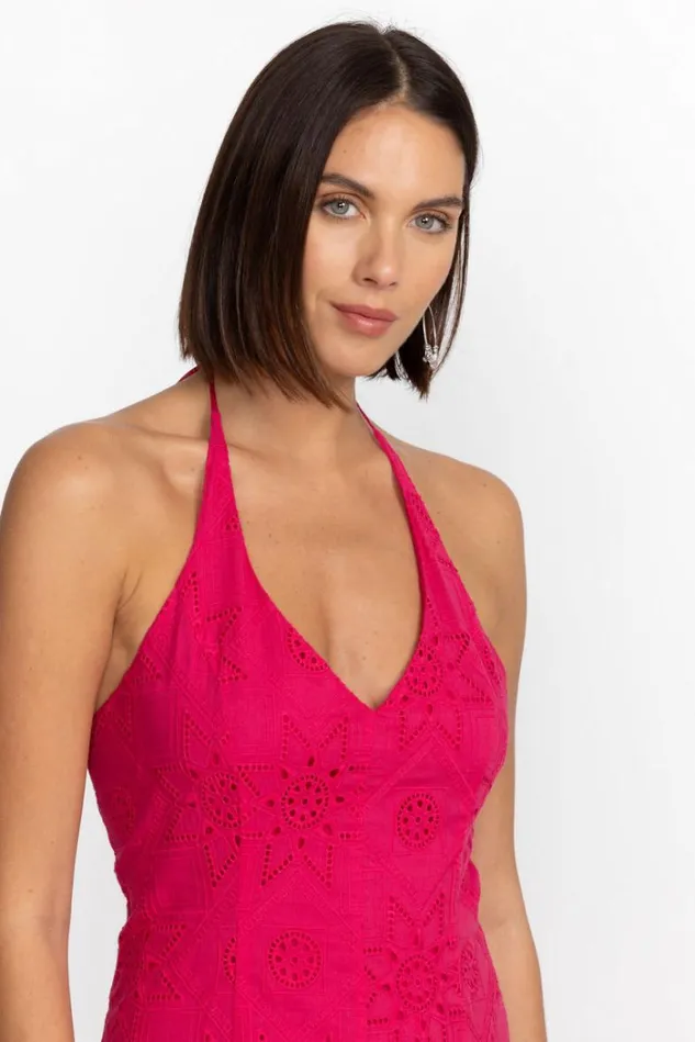 Women EDEN HALTER MIDI DRESS Love Potion Johnny Was Dresses Women EDEN HALTER MIDI DRESS Love Potion Johnny Was Dresses