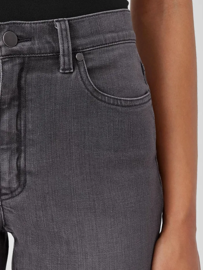 Women Eileen Fisher Pants Shorts and Jumpsuits Organic Cotton Stretch Slim Jean Carbon