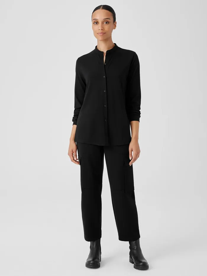 Women Eileen Fisher Pants Shorts and Jumpsuits Washable Flex Ponte Cargo Lantern Pant Black Women Eileen Fisher Pants Shorts and Jumpsuits Washable Flex Ponte Cargo Lantern Pant Black