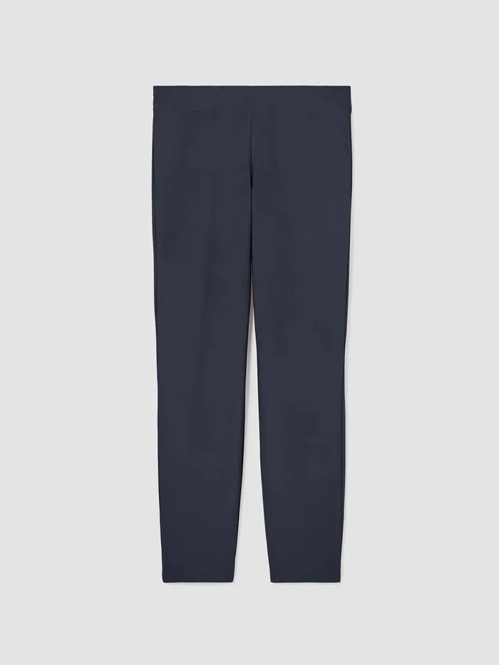 Women Eileen Fisher Pants Shorts and Jumpsuits Washable Stretch Crepe Pant Ocean