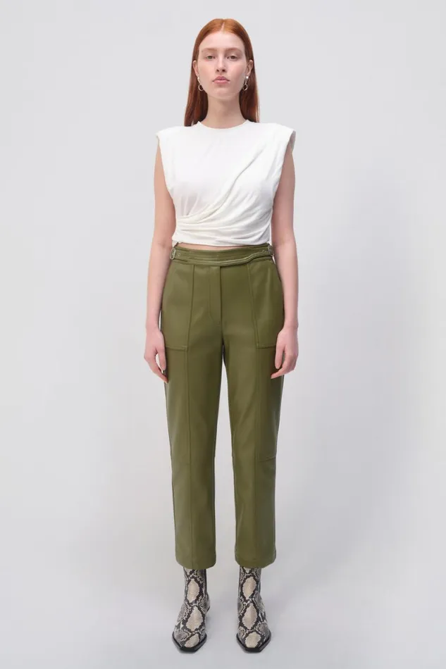 Women Elisa Pant Nori Jonathan Simkhai Pants and Bottoms