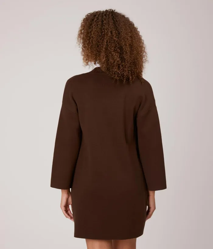 Women Elsa WomenS Open Front Cardigan Chestnut Matt and Nat Knitwear