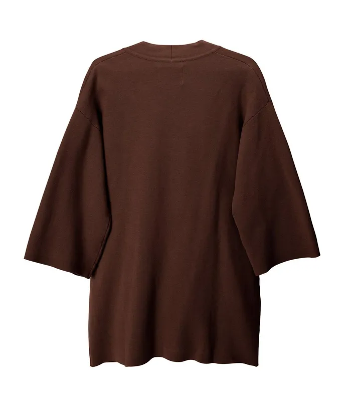 Women Elsa WomenS Open Front Cardigan Chestnut Matt and Nat Knitwear