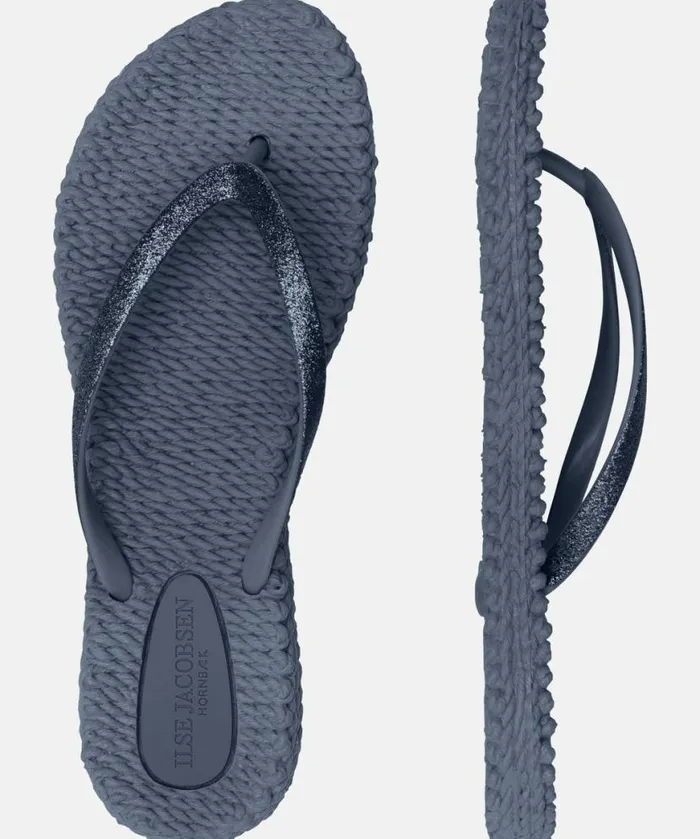 Women Flip Flops Ilse Jacobsen Flip Flop With Glitter 8211 Indigo Women Flip Flops Ilse Jacobsen Flip Flop With Glitter 8211 Indigo
