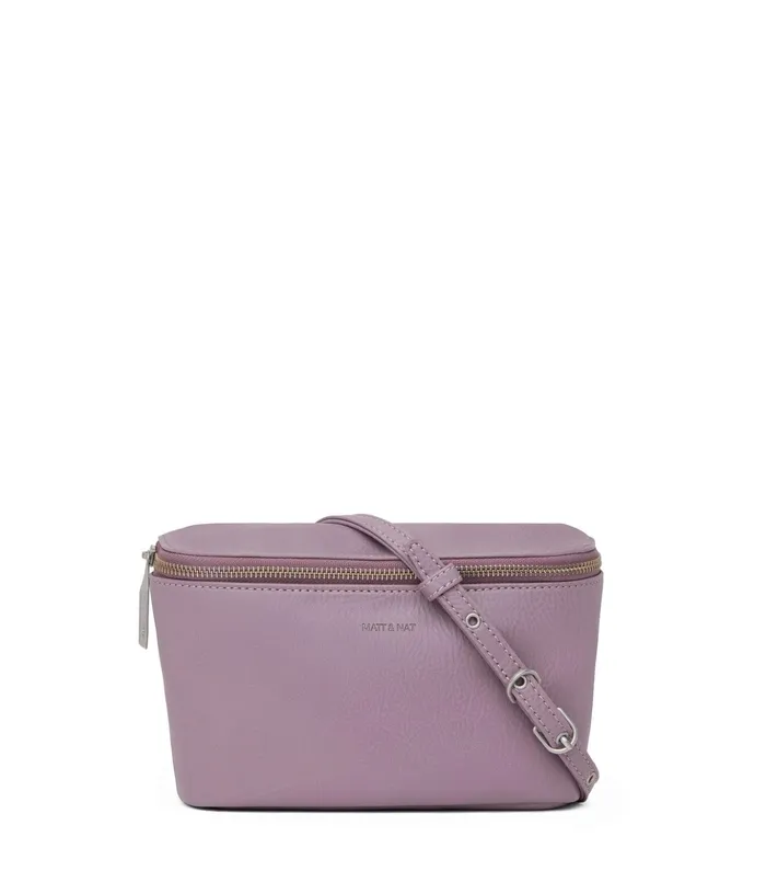 Women Gaia Vegan Belt Bag 8211 Dwell Amethyst Matt and Nat Crossbody