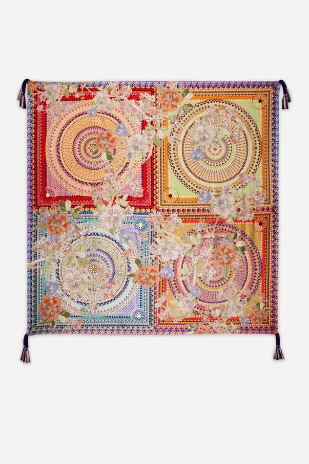 Women GARDEN MOSAIC SCARF Gardenmosaic Johnny Was Scarves