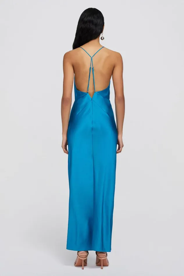Women Giana Gown Phthalo Blue Jonathan Simkhai Dresses and Jumpsuits