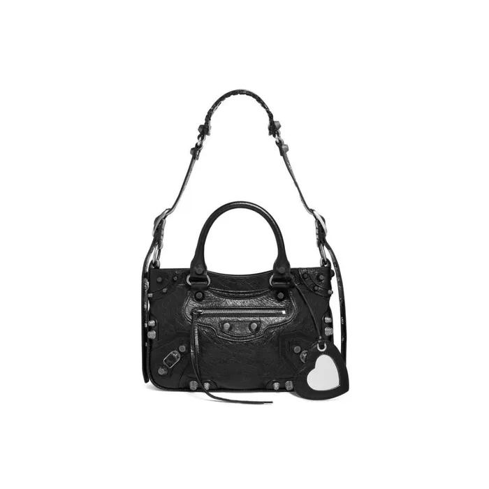 Women Handbags Balenciaga Neo Cagole Medium Tote Bag In Black