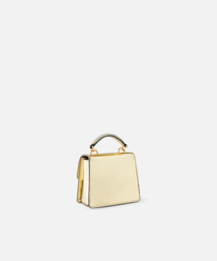Women Handbags Pinko Metallic Love Bag Micro Bag With Slim Shoulder Strap Goldshiny Gold Women Handbags Pinko Metallic Love Bag Micro Bag With Slim Shoulder Strap Goldshiny Gold