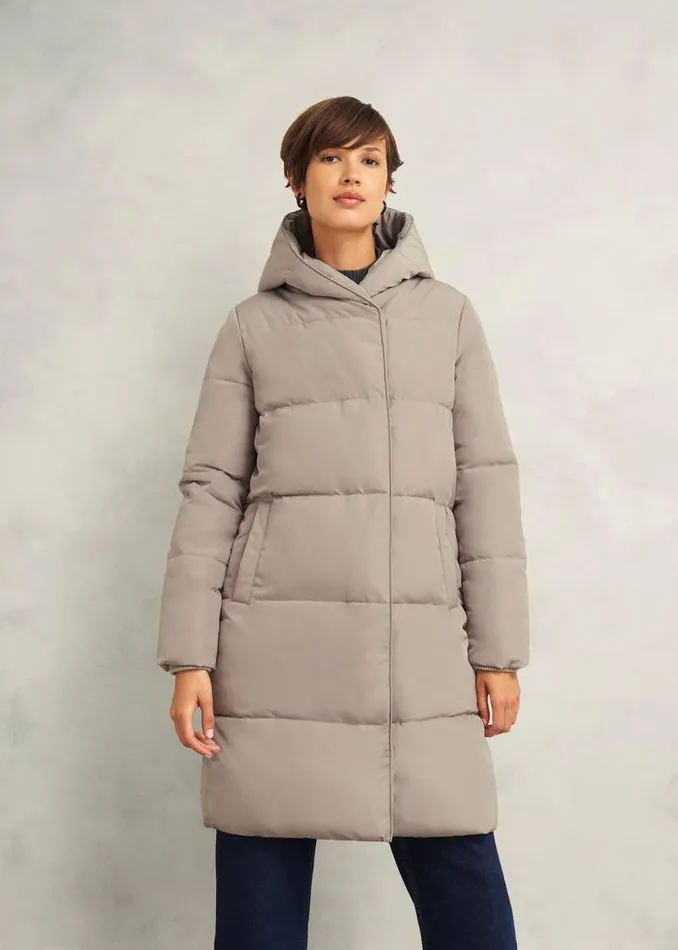 Women HOBBS Coats and Jackets Darla Puffer Buff Grey