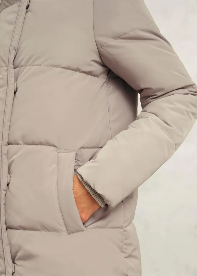 Women HOBBS Coats and Jackets Darla Puffer Buff Grey