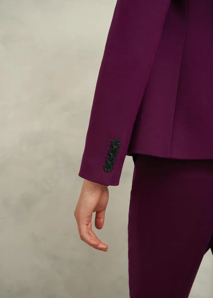 Women HOBBS Coats and Jackets Sami Jacket Warm Plum