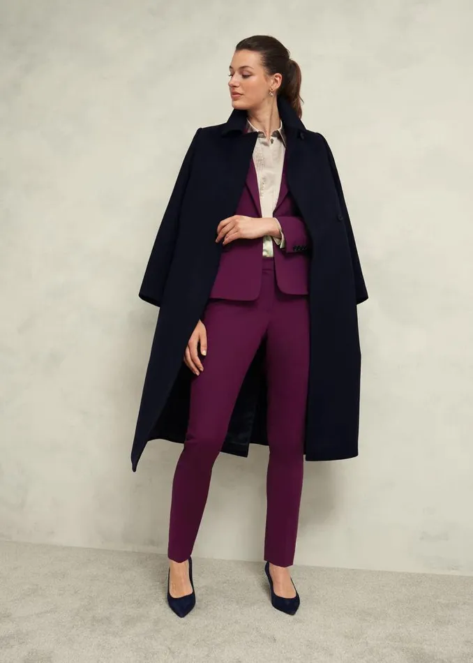 Women HOBBS Coats and Jackets Sami Jacket Warm Plum