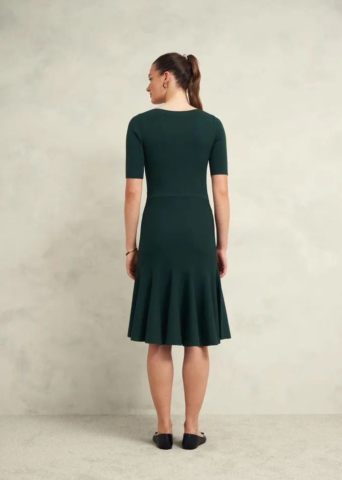 Women HOBBS Dresses and Jumpsuits Abbie Knitted Dress Samphire Green
