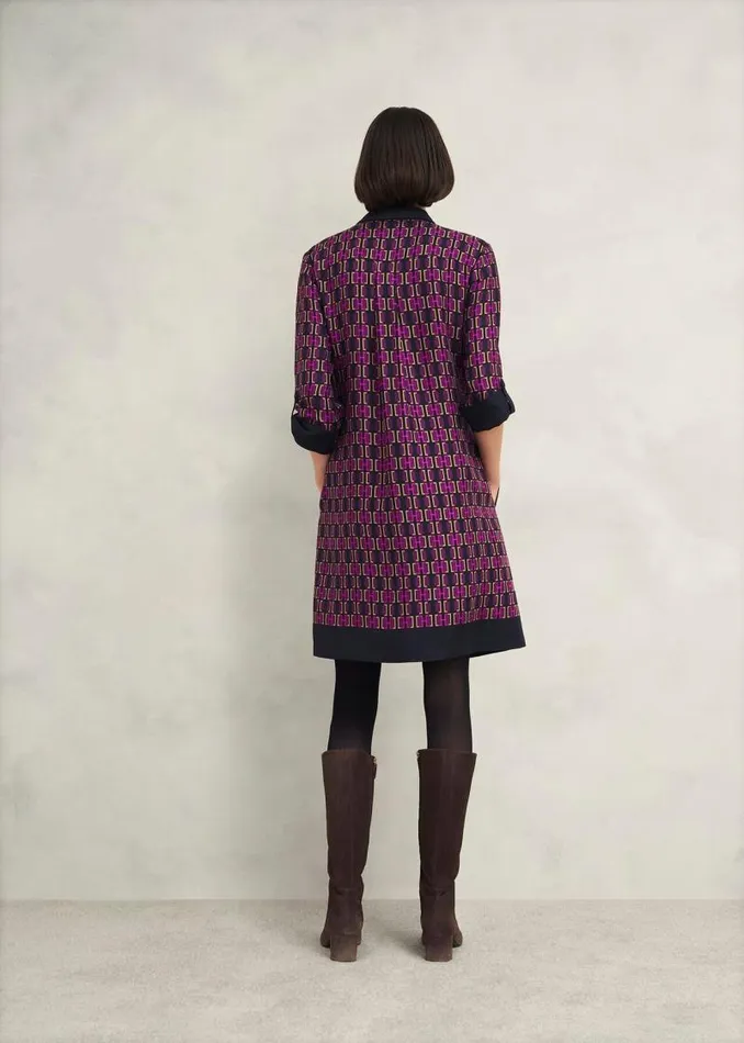Women HOBBS Dresses and Jumpsuits Aubrey Dress Purple Multi
