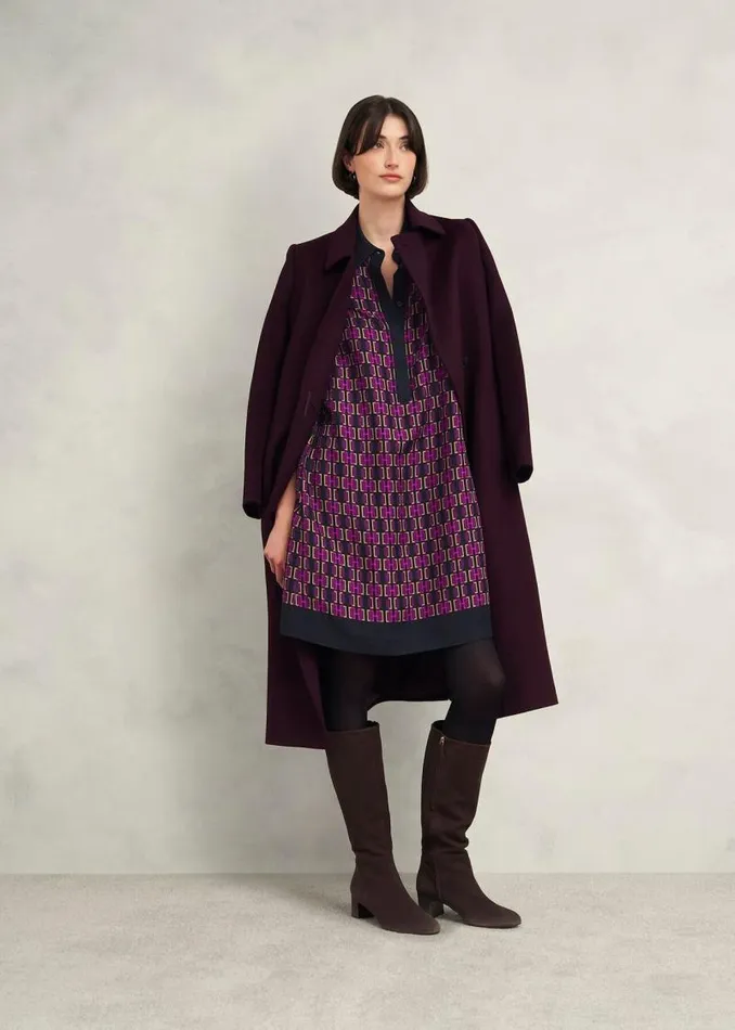Women HOBBS Dresses and Jumpsuits Aubrey Dress Purple Multi