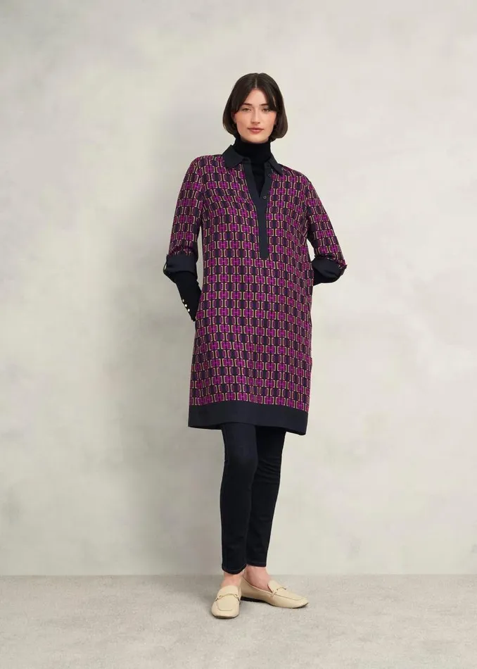 Women HOBBS Dresses and Jumpsuits Aubrey Dress Purple Multi
