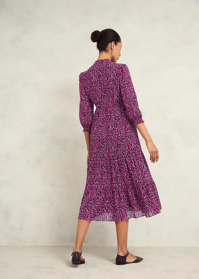 Women HOBBS Dresses and Jumpsuits Freda Dress Navy Multi
